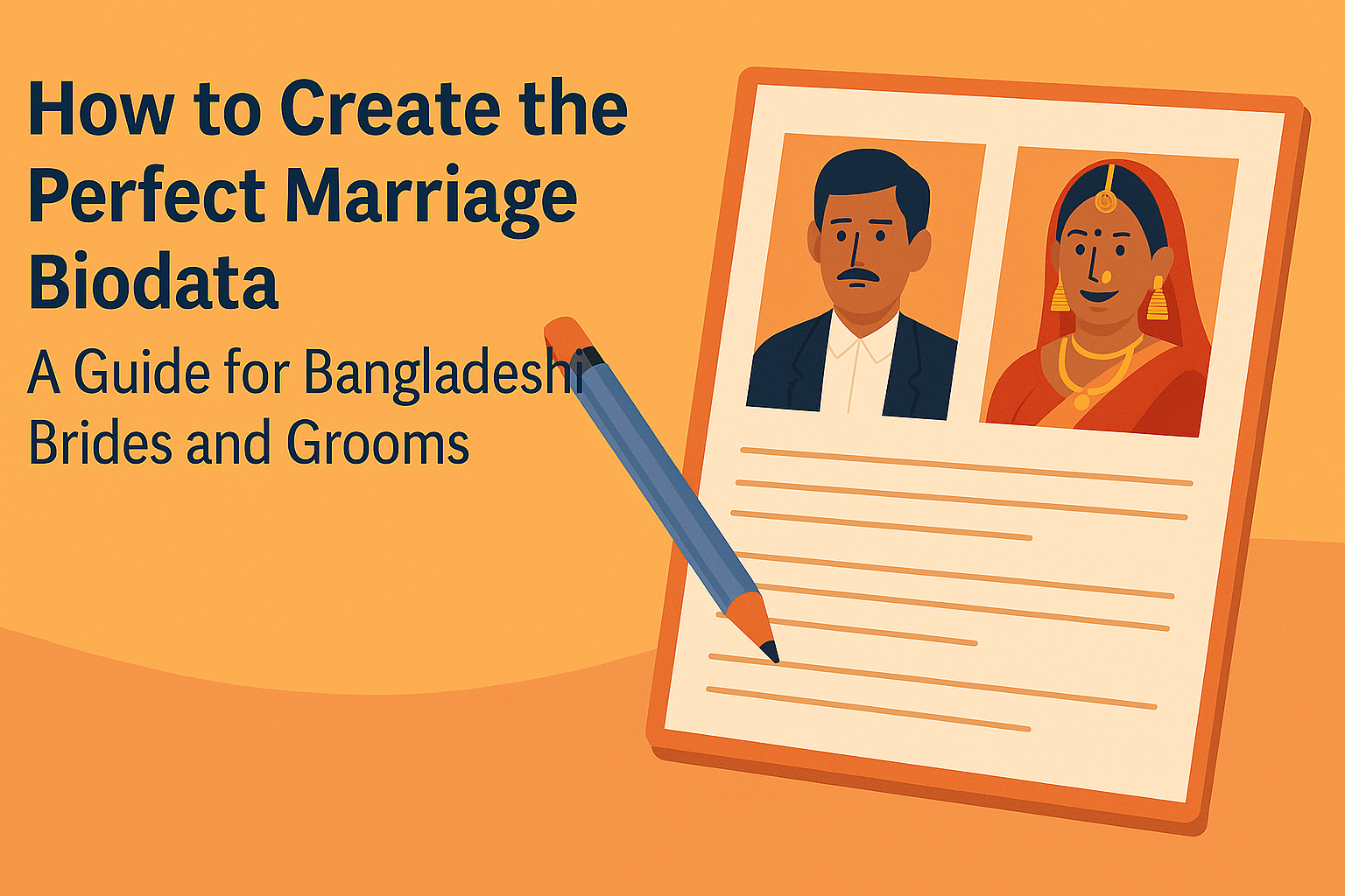 How to Create the Perfect Marriage Biodata: A Guide for Bangladeshi Brides and Grooms